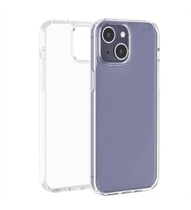 Coverzone iPhone 15 ile uyumlu K?l?f Z-Droga Kapak ?effaf P�r�zs�z Y�zey Kamera �?k?nt?l? Koruma iPhone 15 i�in ?effaf Sert K?l?f