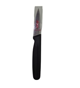 Sivri Ağız Basic Sebze Meyve Bıçağı 8cm metal bıçak, 18cm komple ölçü , 1 adet Siyah