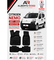 CITROEN NEMO 2007 - 2026 Araca Özel Kauçuk 3D Profesyonel Oto Paspası