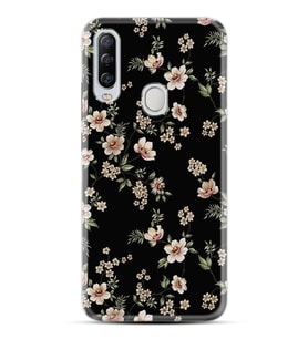 GM 20 Pro Kılıf HD Resim Baskılı Siyah Fon Çiçek StKd -045