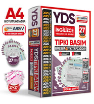 2025 YDS İngilizce ÖSYM Tıpkı Basım Çıkmış Soru Deneme Paketi 27li Dijital Çözümlü Fasikül SETİ