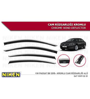 Vw Passat b8 Kromlu Cam Rüzgarlığı Niken 2015+ (Beyaz)