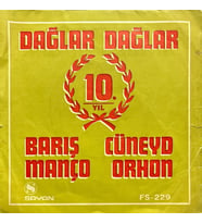 Barış Manço Dağlar Dağlar 45lik Plak (Karışık)