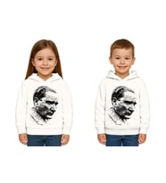 Unisex Ay Yıldızlı 19 Mayıs 29 Ekim 23 Nisan 10 Kasım Atatürk Çocuk Kapüşonlu Sweatshirt (Beyaz)