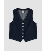 LCW Kids İndigo Kız Çocuk Jean Yelek