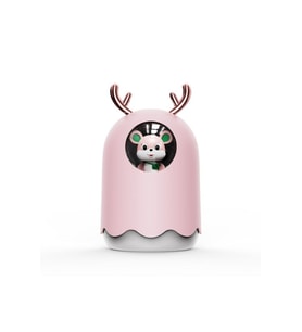 QASUL Karikatür Hava Nemlendirici Usb Mini Su Difüzör Led Lamba Buhar Makinesi H20humidifier
