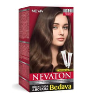 Nevaton Kalıcı Krem Saç Boyası 6.0 Koyu Kumral
