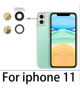 iPhone 11 Arka Kamera Camı Lens Yapışkanlı