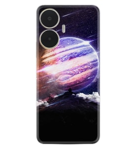 Realme C55 Kılıf Silikon Desen Özel Seri Super Planet 1797