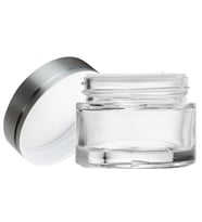 20ml şeffaf cam krem kavanozu, 24 adet, kozmetik kavanoz,krem kavanozu, cam kavanoz