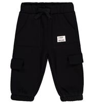 Civil Baby Keep Smiling Etiketli Basic 6-18 Ay Eşofman Altı - Kahverengi (Siyah)