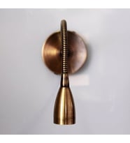 MYLİGHTS  ESKİTME SPRALİ LED APLİK  OKUMALA LAMBASI YATAK BAŞI APLİK DUVAR APLİK (Eskitme Altın)