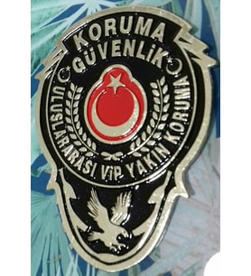 YAKIN KORUMA CÜZDAN ROZETİ (METAL)-SATIN/AL,YAKIN KORUMA KIMLIK KARTLI PERSONELE SATILIR.-SIVILE SATILMAZ