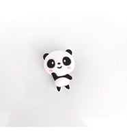 Panda Terlik Ayakkabı Süsü Silikon Kız Erkek Aksesuar 1 Adet Hediye
