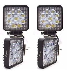 Off Road Sis Lambası 9 Ledli Çalışma Lambası 4 Adet 12V - 24V