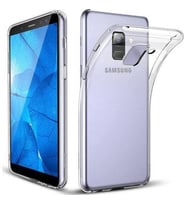 Samsung Galaxy A6 Plus+ Premium Silikon Kılıf Şeffaf