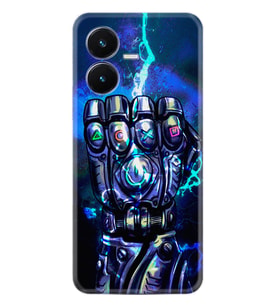 Vivo Y22S Kılıf Silikon Desen Özel Seri Thunder Play 1760