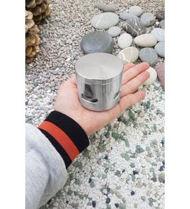 Pencereli 63 mm. Silver Tütün Baharat Herbal Öğütücüsü Parçalayıcı pt94slv