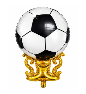 Büyük Kupa Standlı Futbol Top Folyo Balon
