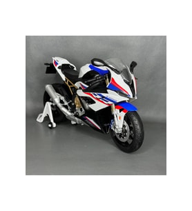 Işıklı BMW S1000 RR 1:9(25cm) ölçek Diecast Motosiklet Model Oyuncak – Lisanslı Metal Biblo & Maket (Standart)