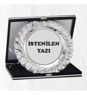 Kişiselleştirilebilir Tabak Plaket (Silver)