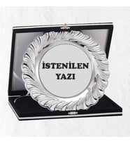 Kişiselleştirilebilir Tabak Plaket (Silver)