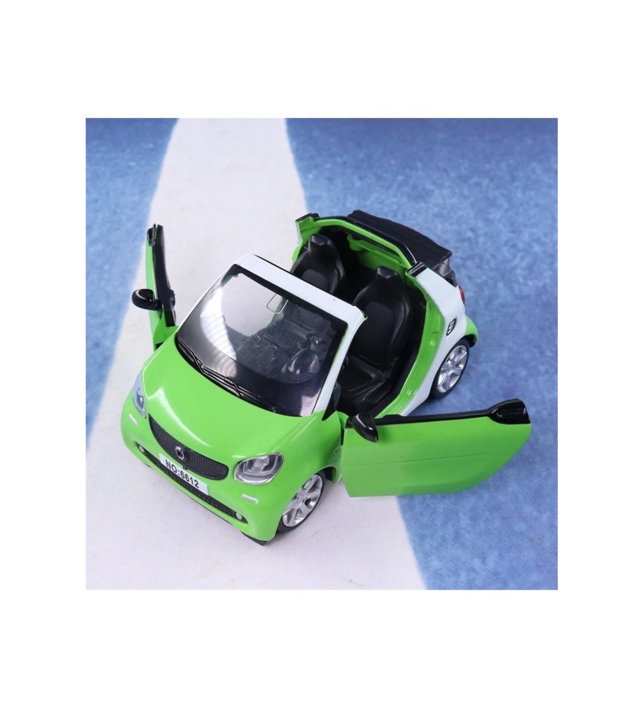 SMART FORTWO CABRİO 1:32 MAKET MODEL ARABA YEŞİL