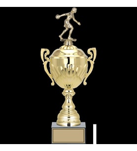 ODAK KUPA - Figürlü Kupalar - Bowling Kadın Figürlü Kupalar FG-089 C - 42 cm