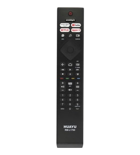 Phılıps LCD LED Kumanda Phılıps Ambılıght Prime Vıdeo Youtube Netflix Rakuten Tv Tuşlu (Siyah)