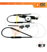 Ford Mondeo MK3 2000-2007 4/5 Kapı 1S71F23201AB İçin Elektrikli Ön Sol Kapı Cam Kriko Tamir Seti