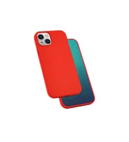 Apple iPhone 13 Uyumlu Kılıf Zore Silk Silikon (Kırmızı)