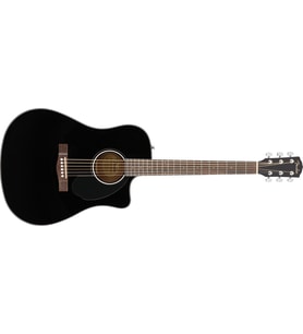 Fender 0970113021 CD-60SCE Dreadnought Elektro Akustik Gitar (Naturel) Uygun Fiyatlı Performans Gitarı Masif Kapak ve Rahat Sap