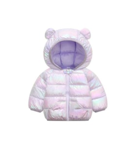Teddy Şirin Şişme Mont Lila Mor