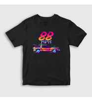 Presmono Unisex Çocuk Siyah 88 Mph Film Geleceğe Dönüş Back To The Future T-Shirt 242861tt