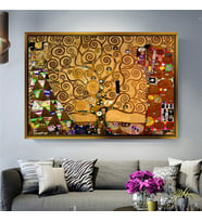 Altın Çerçeveli dekoratif tablo l1505 (Gold)