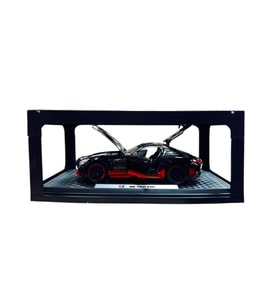 1:24 Metal Model Koleksiyon Araba Mercedes Amg Siyah 21 CM  CZ121B (Çok Renkli)