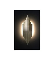 Mylights Mat Gold Metal Aplik Retro Rustik Aplik