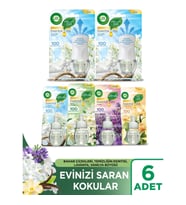Air Wick Elektrikli Oda Kokusu Set ( 2 Kıt Temizliğin Esintisi + 4 Çeşit Yedek)