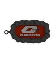 🚀 QJ Motor Zincir Detaylı Motosiklet Anahtarlığı