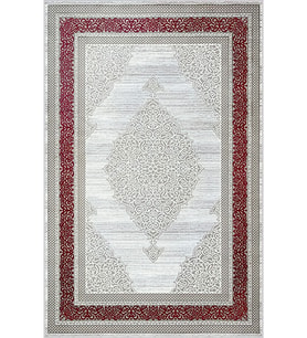 Eliana Home Baskılı, Yıkanabilir Kaymaz Taban Salon Halısı LNA0771 100x150 cm (Kırmızı)