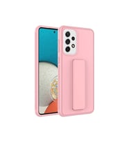 Samsung Galaxy A52 Uyumlu Kılıf Zore Qstand Kapak (Pembe)