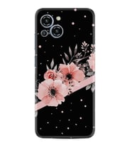 Reeder S23 Max Pro Kılıf Resimli Desenli Baskılı Silikon Flowers Dots 1423
