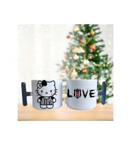 Ghostbastır Design Beşiktaş Hello Kitty Kupa Bardak Tek Adet 0253