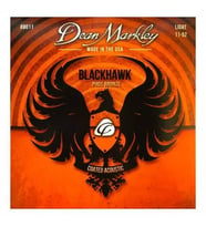 Dean Markley 8011 Blackhawk Akustik Gitar Teli Seti (Profesyonel - 11-52 Coated)  Fosfor Bronz, Korumalı Mikro-Kaplama Teknolojisi, Paslanmaya Dayanıklı Parlak Ton  Ölçüler: 0.011 - 0.052 İnç Takım