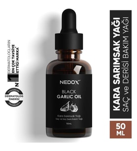 NEDOX Aşırı Yıpranmış Ve Dökülen Saçlara Özel Kara Sarımsak Yağı 50 Ml