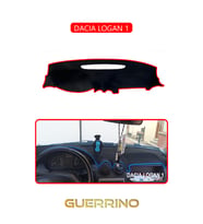 DACIA LOGAN 1TORPİDO KORUMA HALISI KIRMIZI KENAR