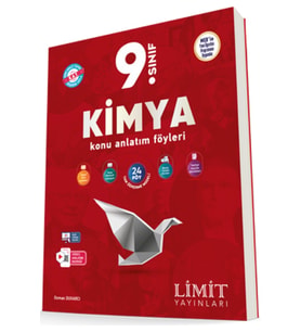 Limit Yayınları Limit 2025 9. Sınıf Kimya Konu Anlatım Föyleri Güncel Müfredat (Çok Renkli)