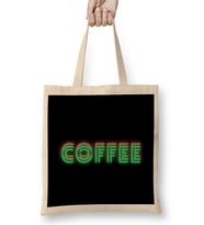 CAT Funny Coffee Drinks Art lover Gift Quote - Vintage Retro Rainbow Style Bez Çanta Uzun Saplı