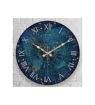 bilge Tasarım astroloji yıldız haritası tasarımlı Duvar Saati 35 x 35 CM (Karışık)