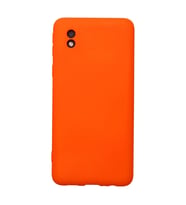 Samsung Galaxy A01 Core Kılıf Nano İçi Kadife Silikon - Turuncu